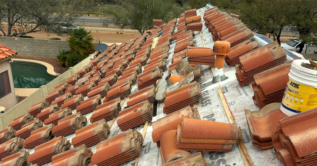 New roof installation Tucson